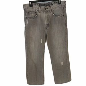 Levi Strauss 505 Faded Grey Denim Jeans